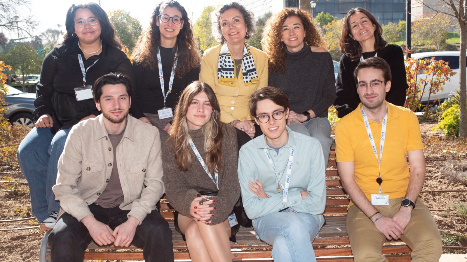 Members of the Lourdes Ruiz group posing together