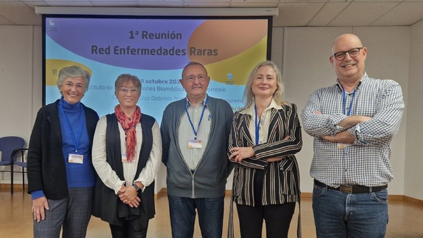 Members posing after the meeting