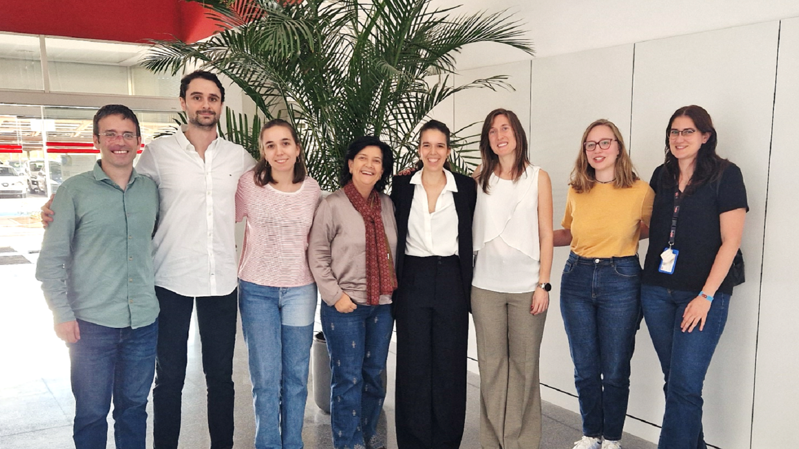 Members of the Pablo Bermejo group posing together