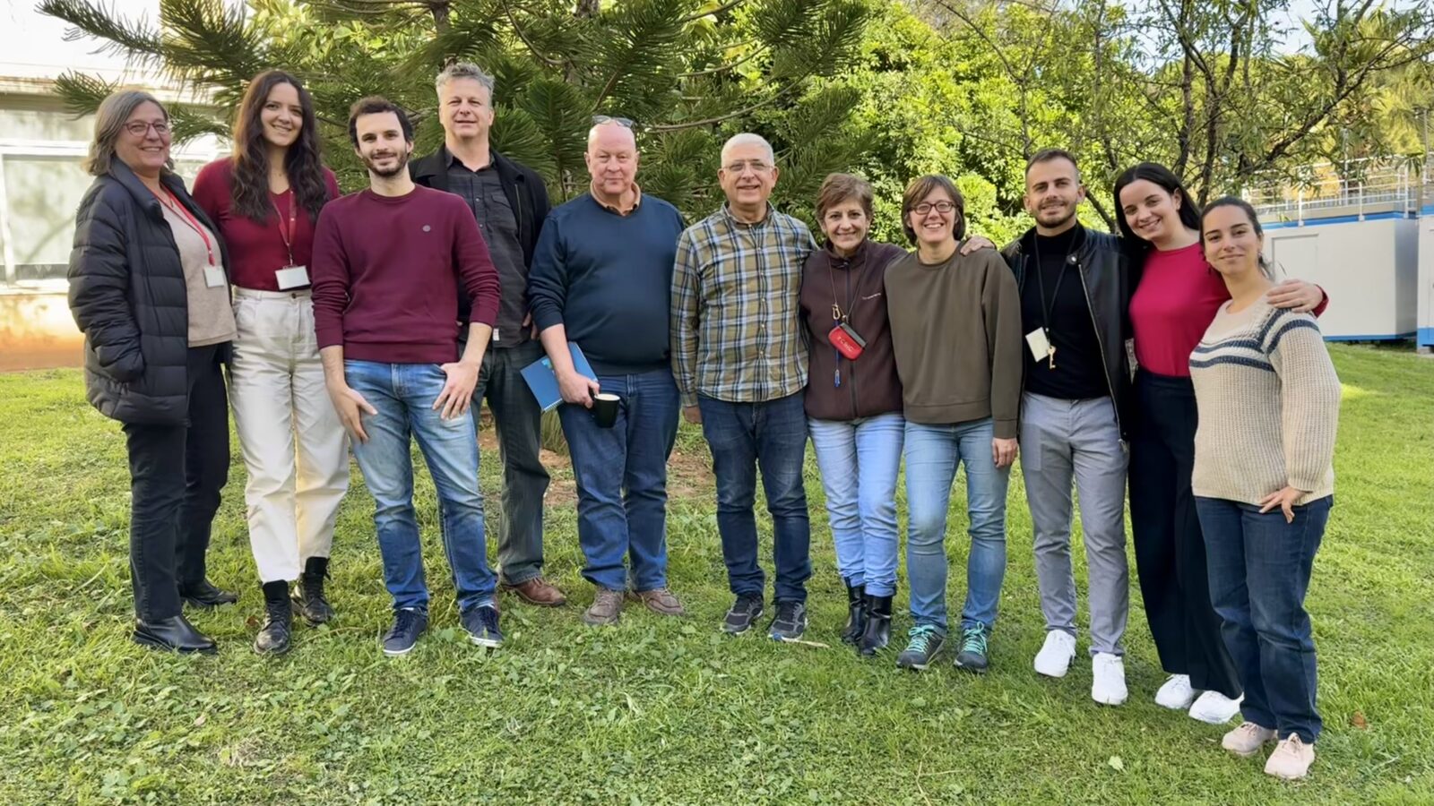 Members of the Gemma Fabrias group posing together